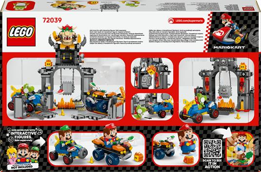 LEGO Super Mario (72039). Mario Kart  Castello di Bowser - 4