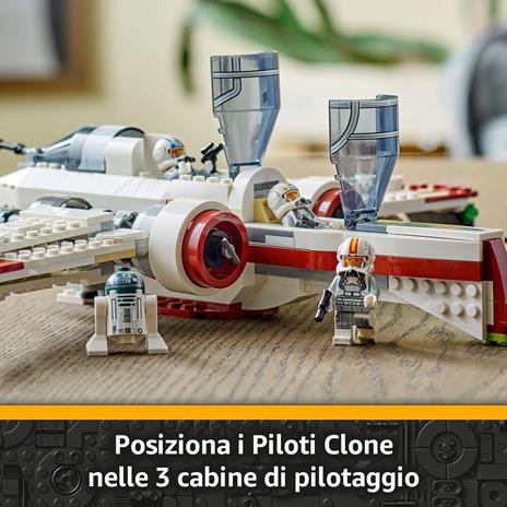 LEGO Star Wars 75402 Starfighter ARC-170 con 4 Minifigure e Droide, Regalo di Compleanno, Astronave Giocattolo per Bambini 9+ - 2