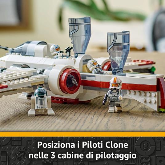 LEGO Star Wars 75402 Starfighter ARC-170 con 4 Minifigure e Droide, Regalo di Compleanno, Astronave Giocattolo per Bambini 9+ - 2