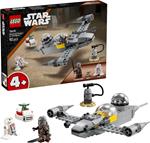 LEGO Star Wars 75410 N-1 Starfighter di Mando e Grogu con 3 Personaggi, Astronave Giocattolo da Costruire per Bambini 4+