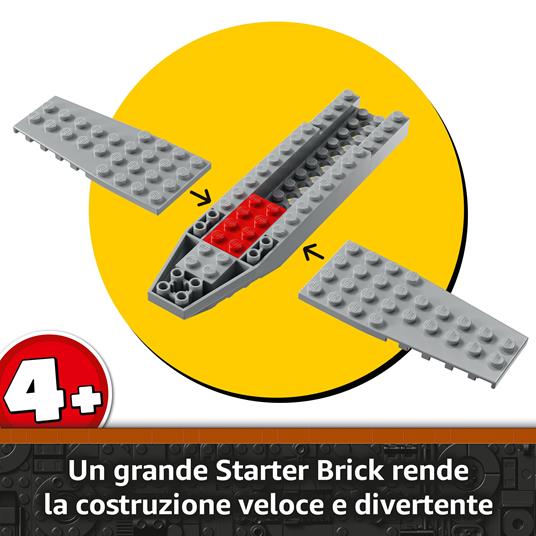 LEGO Star Wars 75410 N-1 Starfighter di Mando e Grogu con 3 Personaggi, Astronave Giocattolo da Costruire per Bambini 4+ - 2