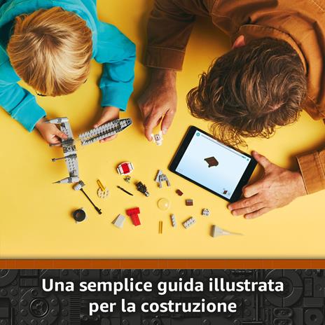 LEGO Star Wars 75410 N-1 Starfighter di Mando e Grogu con 3 Personaggi, Astronave Giocattolo da Costruire per Bambini 4+ - 3