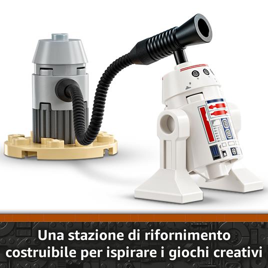 LEGO Star Wars 75410 N-1 Starfighter di Mando e Grogu con 3 Personaggi, Astronave Giocattolo da Costruire per Bambini 4+ - 4