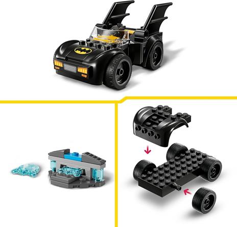 LEGO DC 76301 Batman e Batmobile Contro Mr. Freeze, Macchina Giocattolo del Supereroe con 2 Minifigure, Giochi per Bambini 4+ - 3