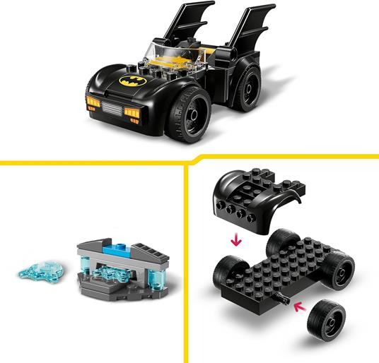 LEGO DC 76301 Batman e Batmobile Contro Mr. Freeze, Macchina Giocattolo del Supereroe con 2 Minifigure, Giochi per Bambini 4+ - 3