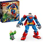 LEGO DC 76302 Mech di Superman Contro Lex Luthor - Action Figure Giocattolo del Supereroe con 2 Minifigure, Giochi Bambini 6+