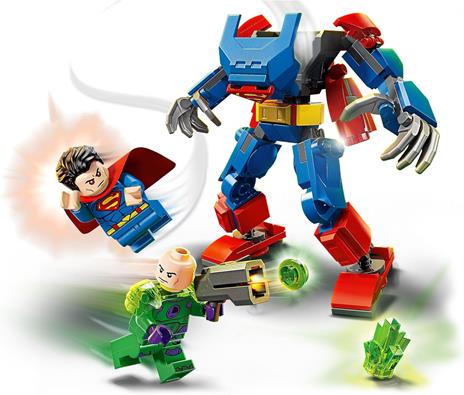 LEGO DC 76302 Mech di Superman Contro Lex Luthor - Action Figure Giocattolo del Supereroe con 2 Minifigure, Giochi Bambini 6+ - 3