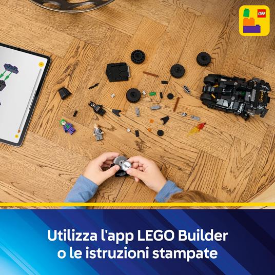 LEGO DC 76303 Tumbler di Batman Contro Two-Face e The Joker - Macchina Batmobile Giocattolo da Costruire, Giochi Bambini 8+ - 5