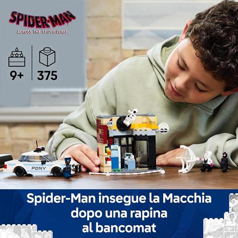LEGO Marvel 76311 Spider-Verse: Miles Morales Contro la Macchia, Edificio e Macchina Giocattolo Costruire, Giochi Bambini9+ - 2