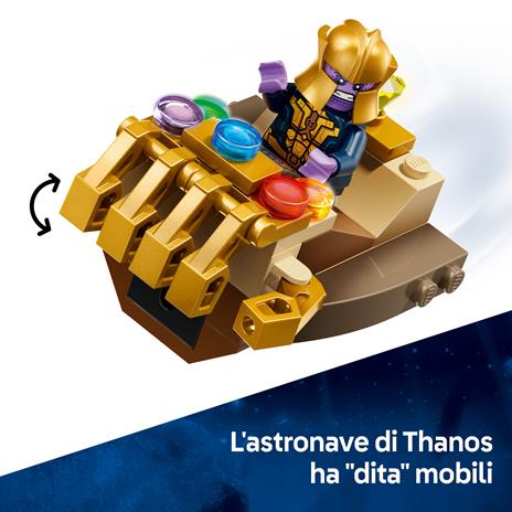 LEGO Super Heroes Marvel (76319). Captain America contro Thanos - 4