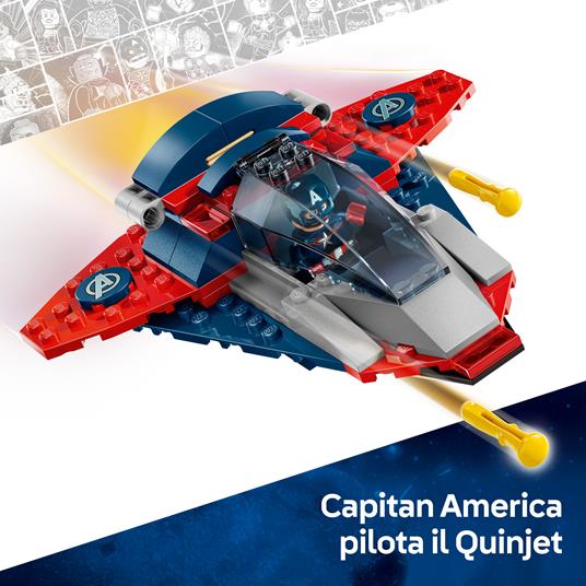 LEGO Super Heroes Marvel (76319). Captain America contro Thanos - 5