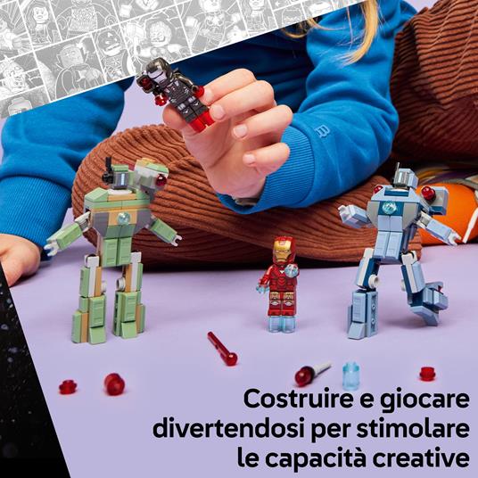 LEGO Super Heroes Marvel (76320). Iron Man e War Machine contro i droni di Hammer - 3