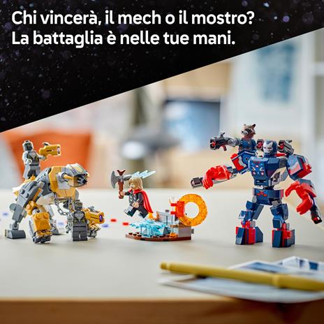 LEGO Super Heroes Marvel (76322). Avengers: Endgame Thor contro Chitauri - 5