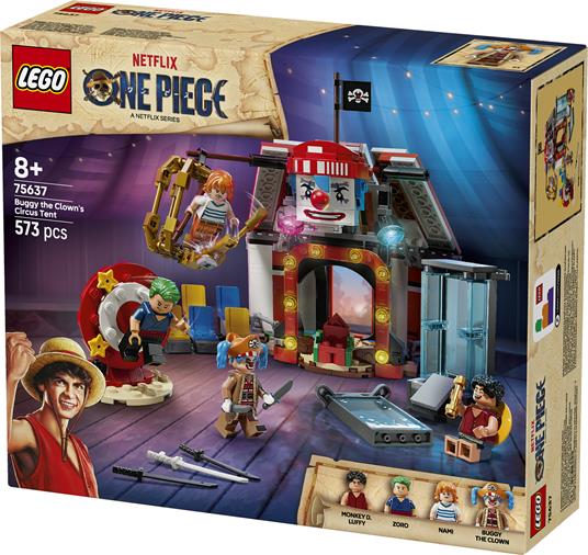 LEGO One Piece (75637). La tenda del circo di Bagy il Clown - 8