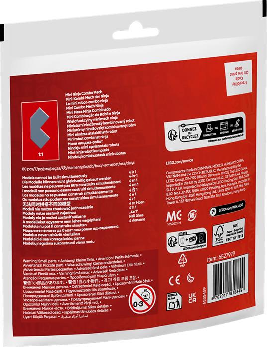 LEGO Recruitment Bags Mini Combo Mech Ninja - 2