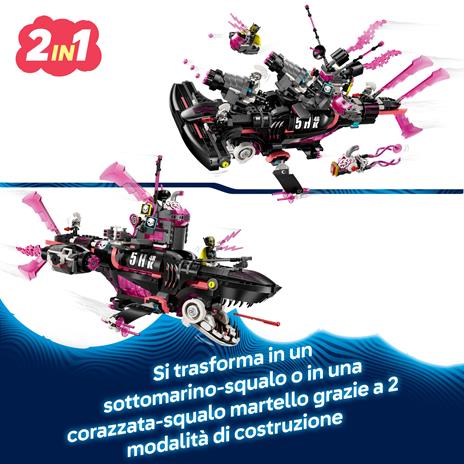 LEGO DREAMZzz (71500). Sottomarino-squalo Nighare - 2
