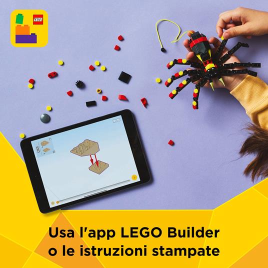 LEGO Creator 3 in 1 31159 Animali Selvatici: Ragno Trasformista, Giocattolo Trasformabile in Scorpione e Serpente, Bambini 7+ - 5