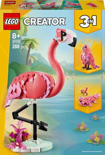LEGO Creator (31170). Animali selvatici: fenicottero rosa