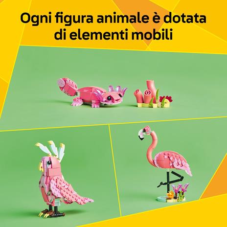 LEGO Creator (31170). Animali selvatici: fenicottero rosa - 3