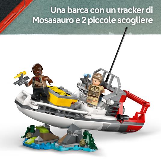 LEGO Jurassic World (76974). Lattacco del Mosasauro in mattoncini - 2