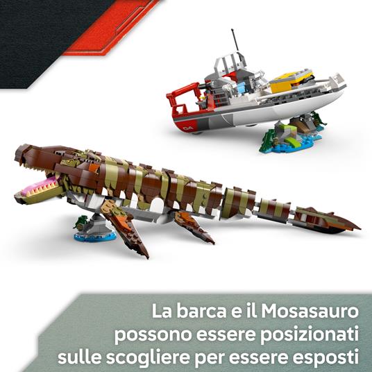 LEGO Jurassic World (76974). Lattacco del Mosasauro in mattoncini - 4