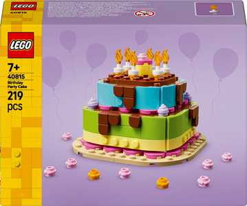 Giocattolo LEGO (40815). Torta della festa di compleanno LEGO