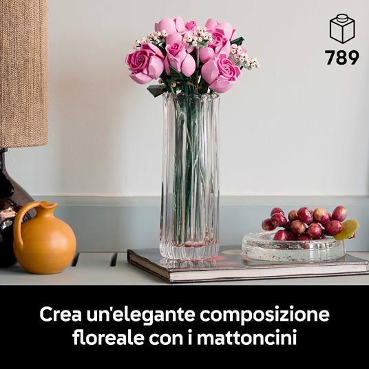 LEGO 10374. Bouquet di rose rosa - 2