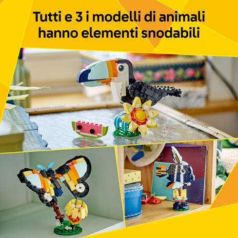 LEGO Creator (31173). Animali selvatici: tucano tropicale - 2