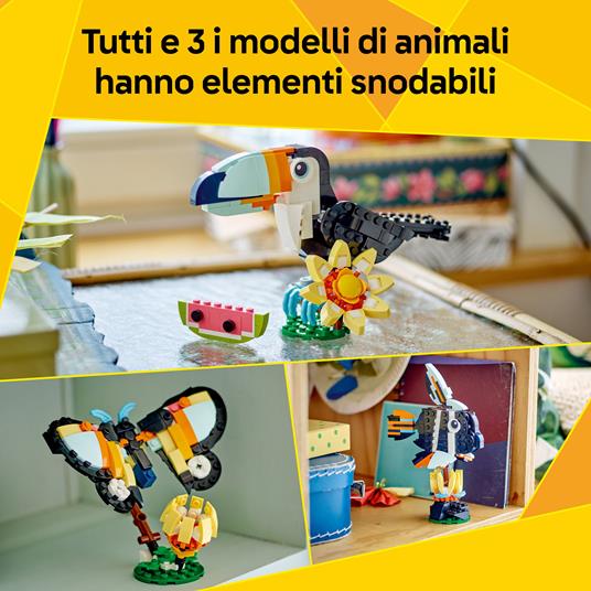 LEGO Creator (31173). Animali selvatici: tucano tropicale - 2