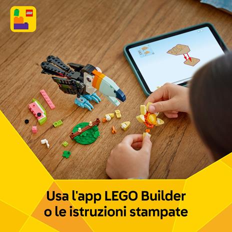 LEGO Creator (31173). Animali selvatici: tucano tropicale - 5