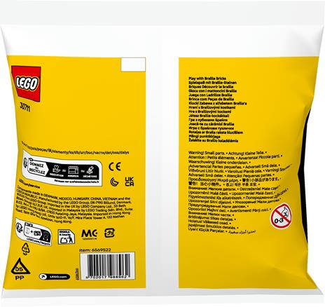 LEGO Recruitment Bags 30711 Gioca con i mattoncini Braille - 3