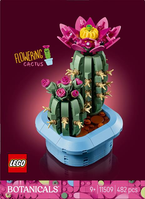LEGO Botanicals (11509). Cactus in fiore - 9
