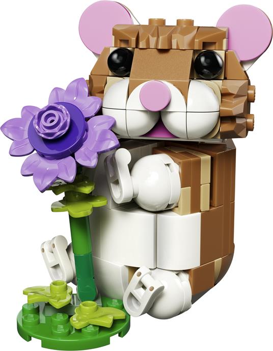 LEGO Creator Simpatico criceto con fiore - 3
