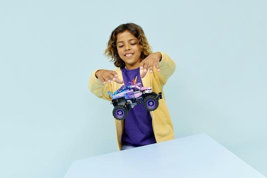 LEGO Technic (42220). Monster Jam Sparkle Smash a retrocarica - 4