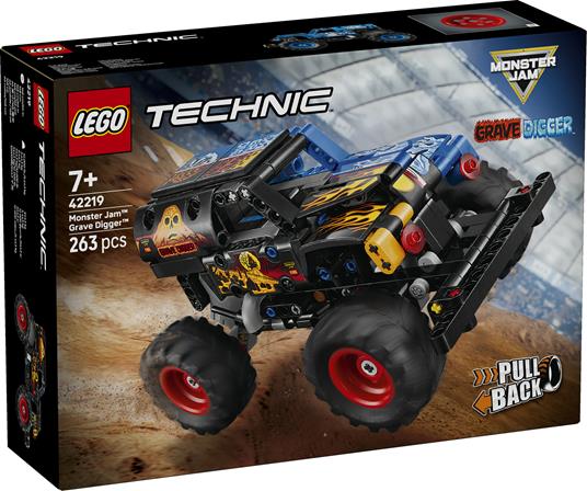 LEGO Technic (42219). Monster Jam Grave Digger Fuoco e Ghiaccio - 8