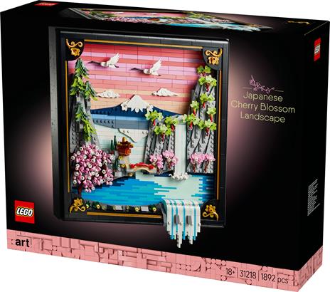LEGO ART (31218). Paesaggio giapponese con ciliegi fioriti - 8