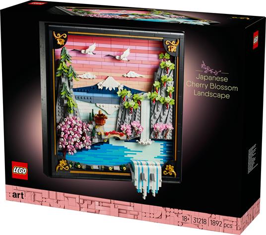 LEGO ART (31218). Paesaggio giapponese con ciliegi fioriti - 8