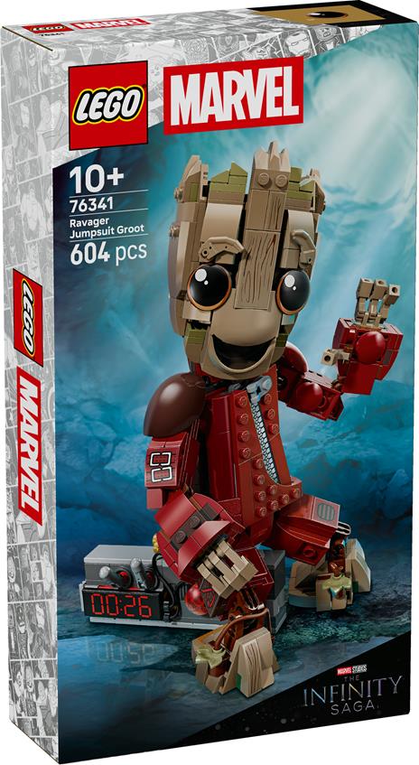LEGO Marvel Groot in tuta da Ravager - 7