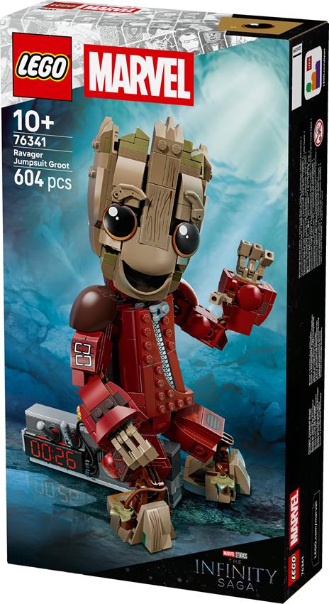 LEGO Marvel Groot in tuta da Ravager - 8