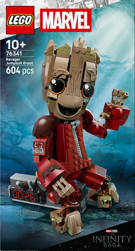LEGO Marvel Groot in tuta da Ravager - 9
