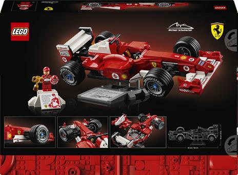 LEGO ICONS Ferrari F2004 e Michael Schumacher - 5