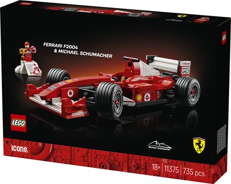 LEGO ICONS Ferrari F2004 e Michael Schumacher - 7