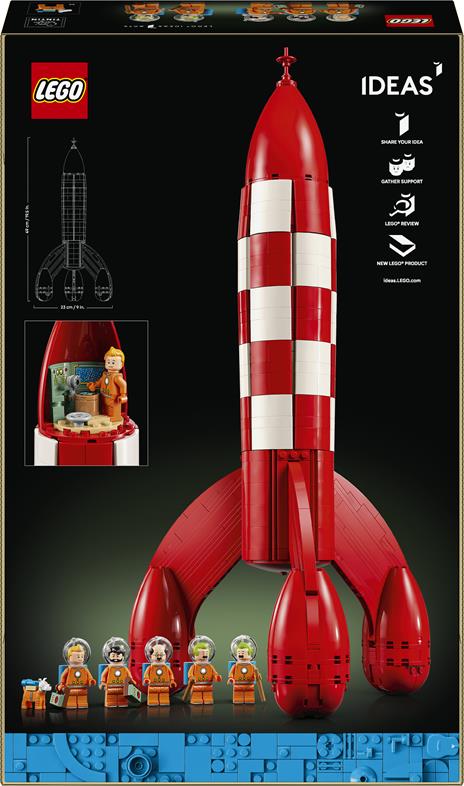 LEGO Ideas (21367). Razzo lunare di Tintin® - 5