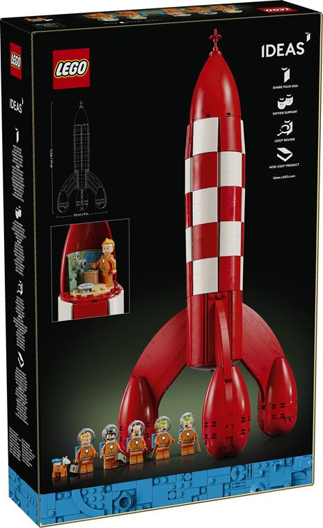 LEGO Ideas (21367). Razzo lunare di Tintin® - 9