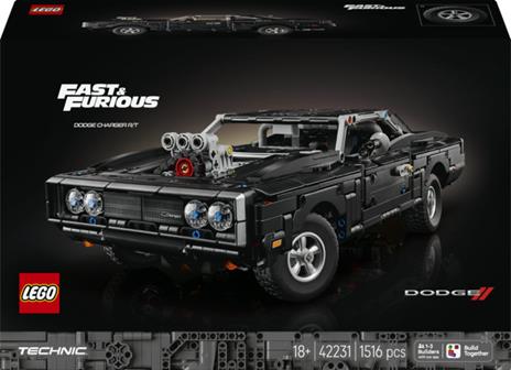 LEGO Technic (42231). Auto Dodge Charger R/T Fast and Furious
