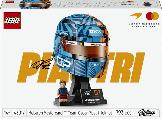 LEGO Editions (43017). Casco di Oscar Piastri McLaren