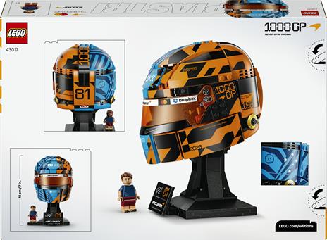 LEGO Editions (43017). Casco di Oscar Piastri McLaren - 6