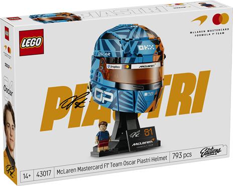 LEGO Editions (43017). Casco di Oscar Piastri McLaren - 7