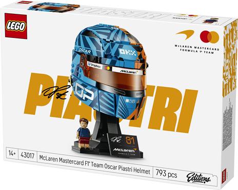 LEGO Editions (43017). Casco di Oscar Piastri McLaren - 8