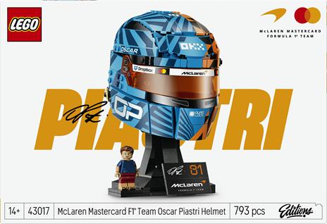 LEGO Editions (43017). Casco di Oscar Piastri McLaren - 9